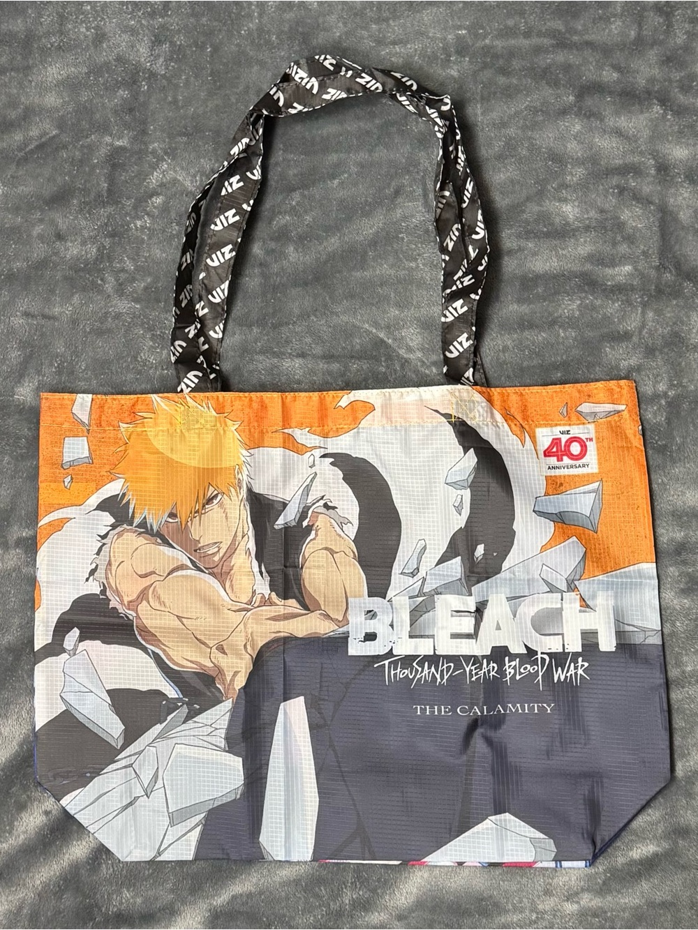 Anime Expo 2026 VIZ Media Tote Bag (Bleach / Black Torch Design)